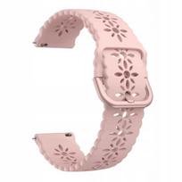 „BestAccessories" silikoninė apyrankė laikrodžiui 20mm, rožinė
