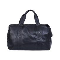 CHILDHOME DIDELIS MAMOS REIKMENŲ KREPŠYS MOMMY BAG, SIGNATURE - VEGAN LEATHER - BLACK