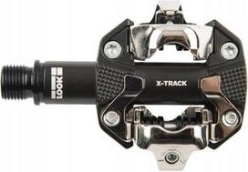 Look X-track Mtb pedalai pilki su blokais