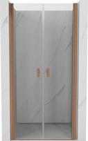 Mexen Mist pakabinamos dušo durys 120 cm, skaidrios, šlifuotas varis - 8A7-120-000-65-00, 120x200 cm