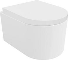 Mexen Sofia WC dubuo Rimless Tornado su lėto nuleidimo kietu dangčiu, duroplast, balta blizgi - 30540200T, 49x36x35,5 cm