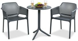 Lauko baldų komplektas NET/SPRITZ 2+1, Antracite