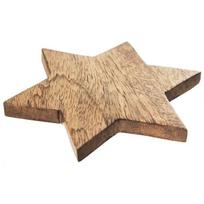 Medinė padėkliukų po stikline Orion žvaigždė 12,5cm