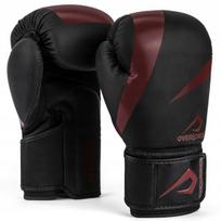 Bokso pirštinės Overlord Riven 12 oz, juodos/raudonos