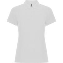 Polo marškinėliai moterims Roly Pegaso Women Premium, balti
