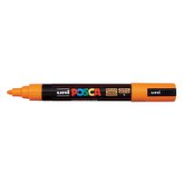 Žymeklis UNI Posca PC-5M, apvalus, 1.8 - 2.5 mm, ryškiai geltona