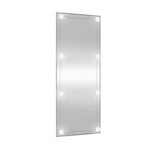 Sieninis veidrodis su LED lemputėmis vidaXL 40x100cm