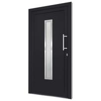 vidaXL Priekinės durys antracito spalvos 108x208cm 279246, Antracito