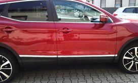 Nissan QASHQAI II 2013+ CHROM šoninių durų juostelės