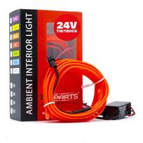 LED šviesos juostelė automobilio dekoravimui EinParts24V, 3m, raudona
