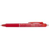 Gelinis trintukas rašiklis Clicker Frixion - Raudonas - Ištraukiamas - 0.7mm