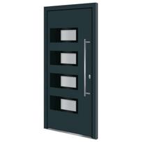vidaXL Priekinės durys antracito spalvos 100x210cm