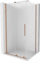 Mexen Velar stumdomos dušo kabinos 100 x 80 cm, matinės, šlifuotas varis - 871-100-080-31-65, 100x80 cm