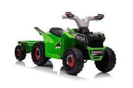 Elektrinis keturratis vaikams Quad XMX630T su priekaba, žalias