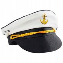 Kapitono kepurė, dydis L, jūrininko stiliaus, su inkaru