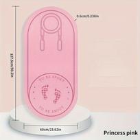 TPE treniruočių kilimėlis šokinėjimo virvei, mėlynas ,  Princesė Pink