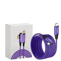 USB C greito įkrovimo laidas,  PD240W alkūninis kabelis