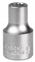 Lizdinis raktas 12 kampų 1/2" 9mm Mjw