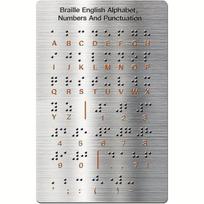 Brailio mokymosi lenta aliumininė