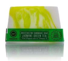 Glicerino muilas JASMINE-GREEN TEA Saules Fabrika 80 g