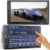 Automobilinis kompiuteris su galinio vaizdo kamera, LCD 7 colių ekranas, radijas, Bluetooth
