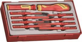 Teng Tools 1000v izoliuotų atsuktuvo rinkinys, 10 vnt.