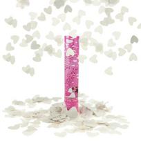 Konfeti patranka White Hearts, 30 cm, 1 vnt.