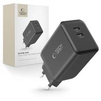 2-PORT PD45W sieninis įkroviklis – juodas