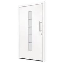 vidaXL Priekinės durys baltos spalvos 100x210cm