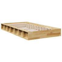 vienvietė lova，suaugusiųjų lova,Lovos rėmas be čiužinio 75x190 cm ąžuolo masyvo CFE3346138