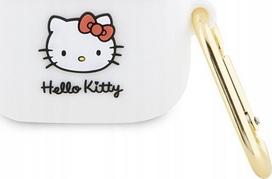 Hello Kitty silikoninis 3D Kitty Head dėklas AirPods 3 - baltas