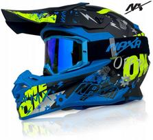 NAXA C9 Motokroso ATV QUAD BMX Šalmas XL XL (61-62 cm) + NAXA G5 akiniai