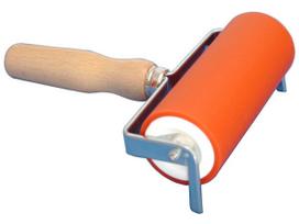 Volelis Abig 120mm d=50mm (guma 5mm) rankena iš beržo