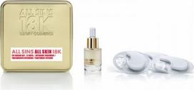 Rinkinys All Sins 18k All Skin Eye Rescue 21 Days Intensive Treatment: paakių serumas, 15 ml + paakių pagalvėlės, 3x2 vnt