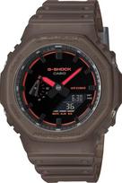 Laikrodis - CASIO - GA-2100K-5AER - Rudas - Atsparumas vandeniui 20 bar - Dvigubas rodymas