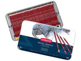 Pastelinis pieštukas Derwent 36vnt. metalinė dėžutė