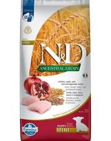 Farmina N&D Low Grain mažų veislių šuniukams su vištiena ir granutu, 7 kg