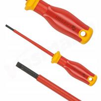 Izoliuotas plokščias atsuktuvas 4x100mm, 1000v, Crmo, magnetinis