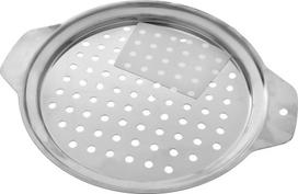 Nerūdijančio plieno makaronų tarkuoklis - ORION - 27 cm - Su mentele - Ergonomiškos rankenos - Tinka indaplovėms