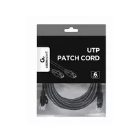 CABLEXPERT UTP Cat6 Patchcord Kabelis | Black, 5 m