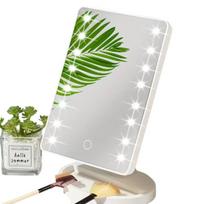 Kosmetinis veidrodis su LED apšvietimu, baltas