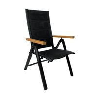 Sulankstoma lauko kėdė Madeira, Black