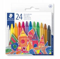 Vaško pieštukai Staedtler, 24 spalvos