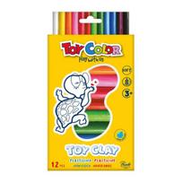 Plastilinas Toy Color 12 spalvų, 200 g