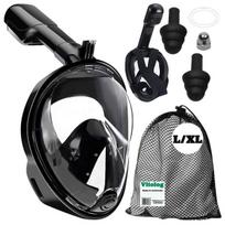 Nardymo kaukė, snorkelio kaukė, plaukimo, pilno veido, su vamzdeliu, Vitolog, L/XL dydis