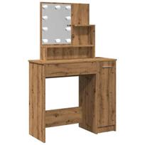 tualetinis staliukas su LED Artisan ąžuolu 86,5x35x136 cm CFE6011105