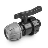 PN10 vožtuvas PE vamzdžiams 32mm / 1" išor.sr. Bradas