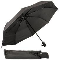 Sulankstomas automatinis skėtis, juodas, unisex
