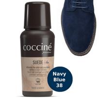 Spalvą atnaujinanti priemonė zomšai, tamsiai mėlyna – Coccine Suede, navy blue, 75 ml