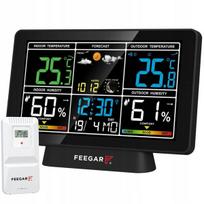 „Feegar Forecaster“ belaidė meteorologinė stotelė su LCD ekranu, 7,5 colio barometro termometru